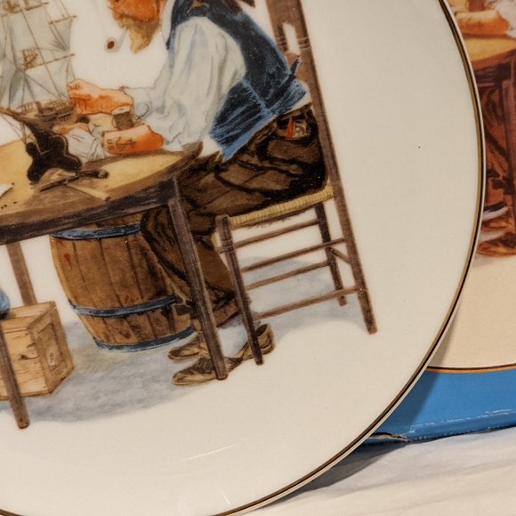 Illustrated Collector Plate Good Boy NORMAN ROCKWELL COLLECTOR WALL DECOR - Picture 3 of 6